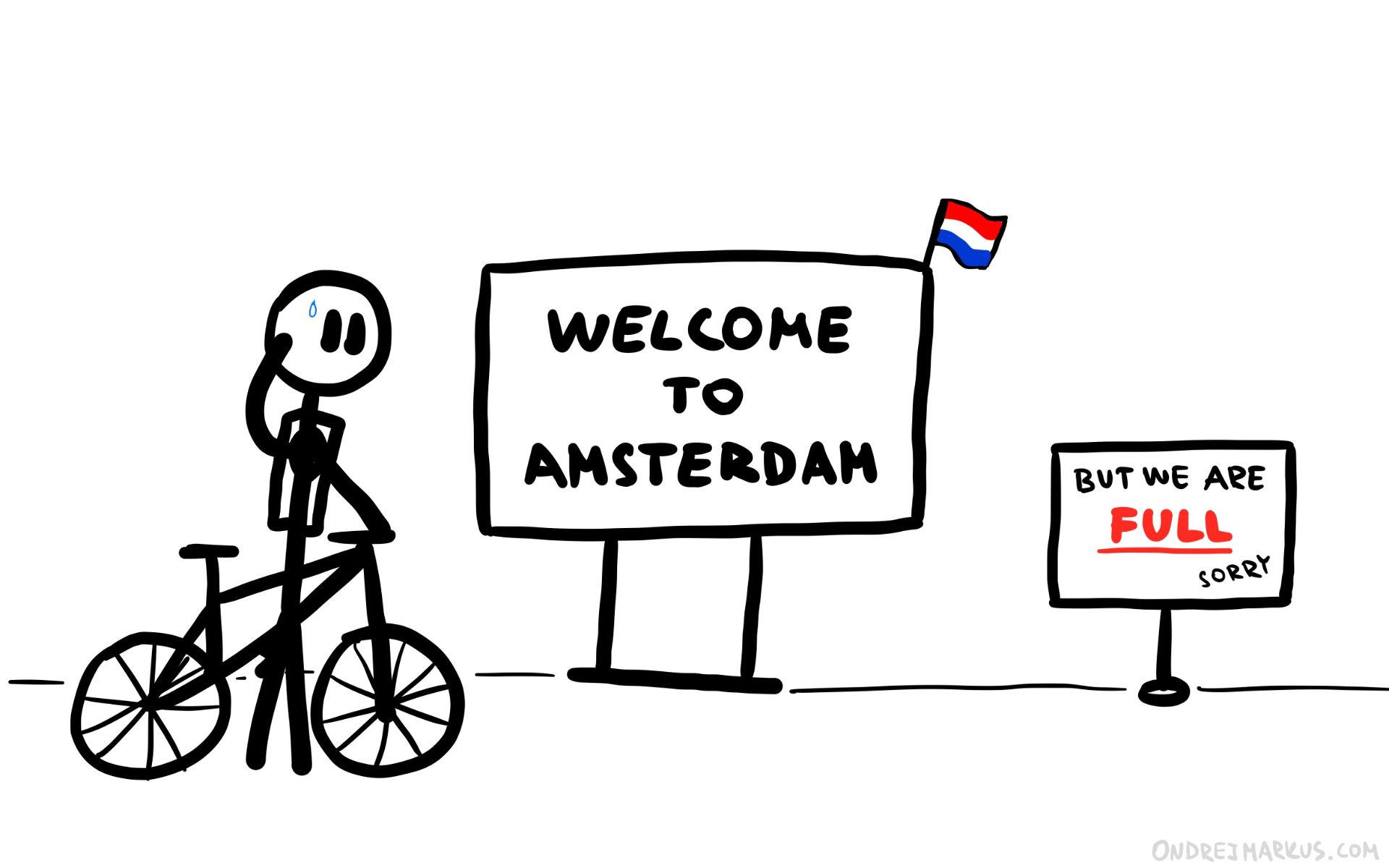 No empty apartments in Amsterdam